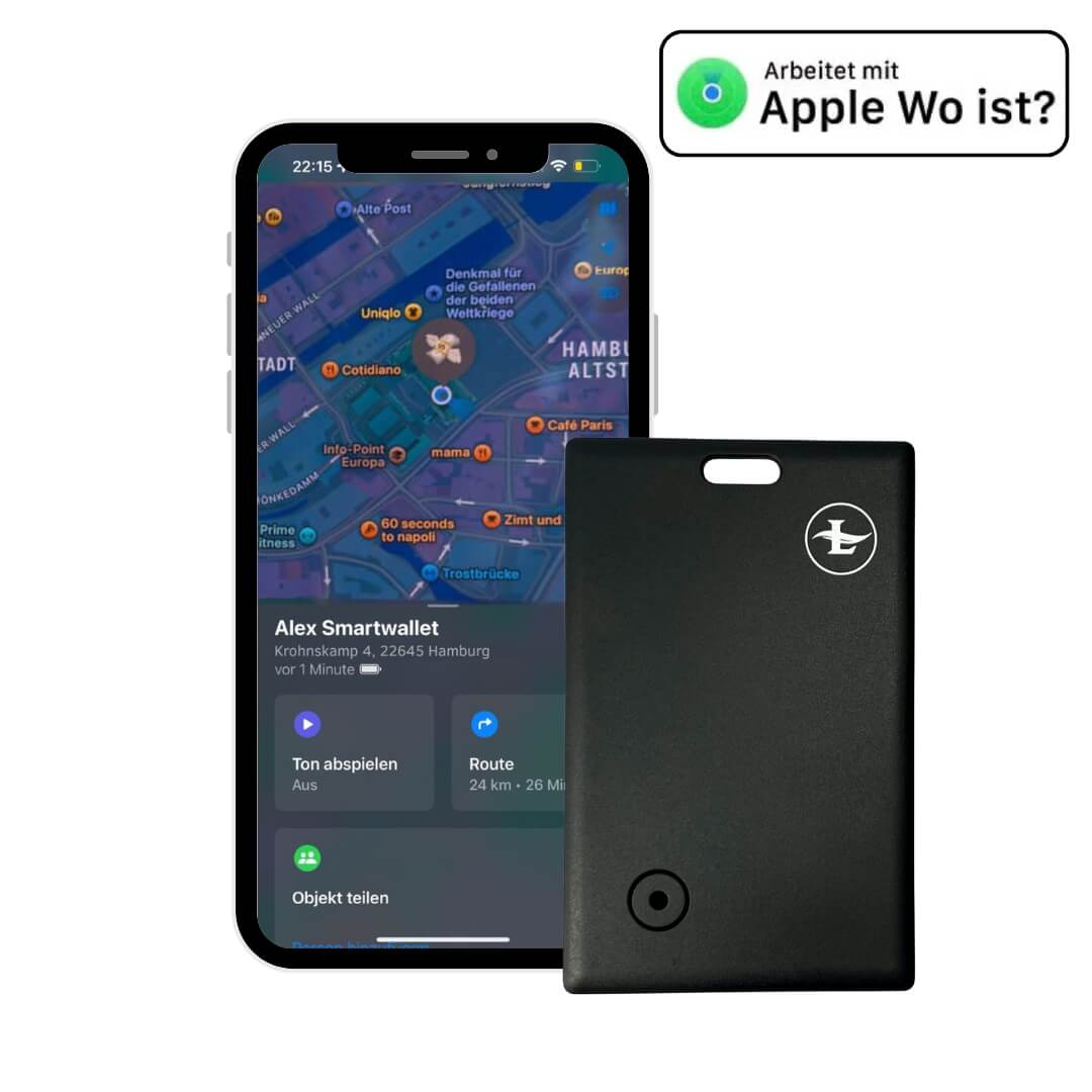 Lederleicht Tracker-Karte